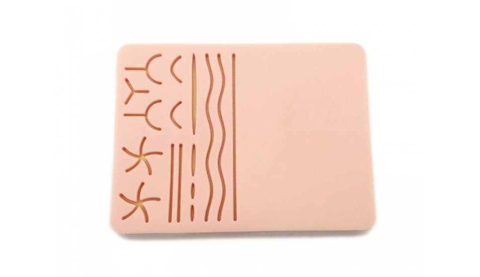 Tấm lót da nhân tạo silicone y tế sáng tạo Thảm vết thương DIY