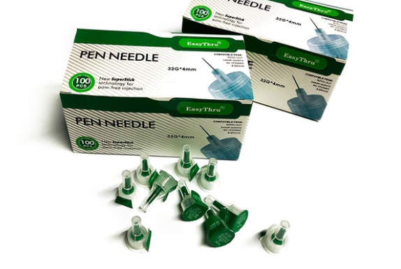 EasyThru Kim bút Insulin y tế dùng một lần 32G * 4mm 0,23mm cho bệnh tiểu đường