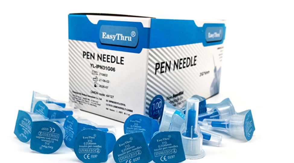 EasyThru Kim bút Insulin y tế dùng một lần 31G * 6mm 0,25mm cho bệnh tiểu đường